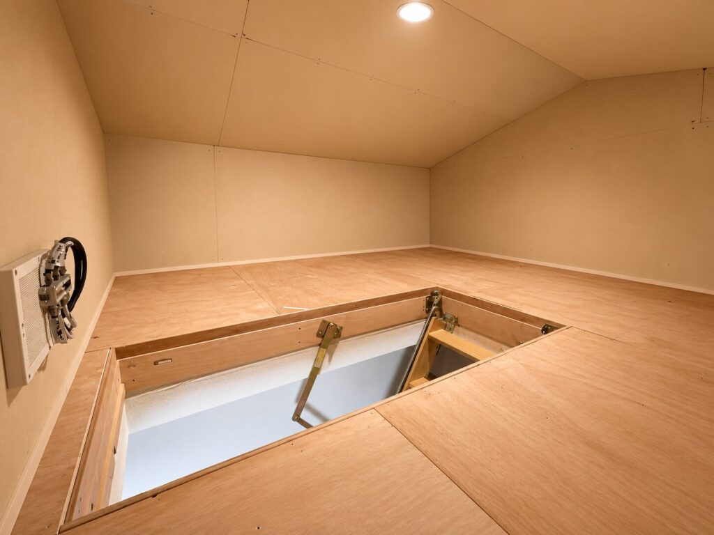 屋根裏収納