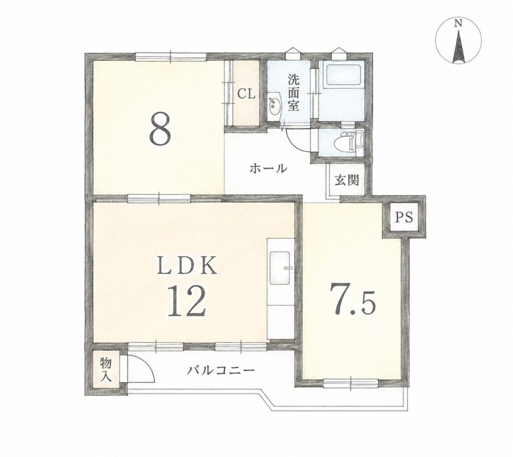 ラポール尾張旭C棟_間取り